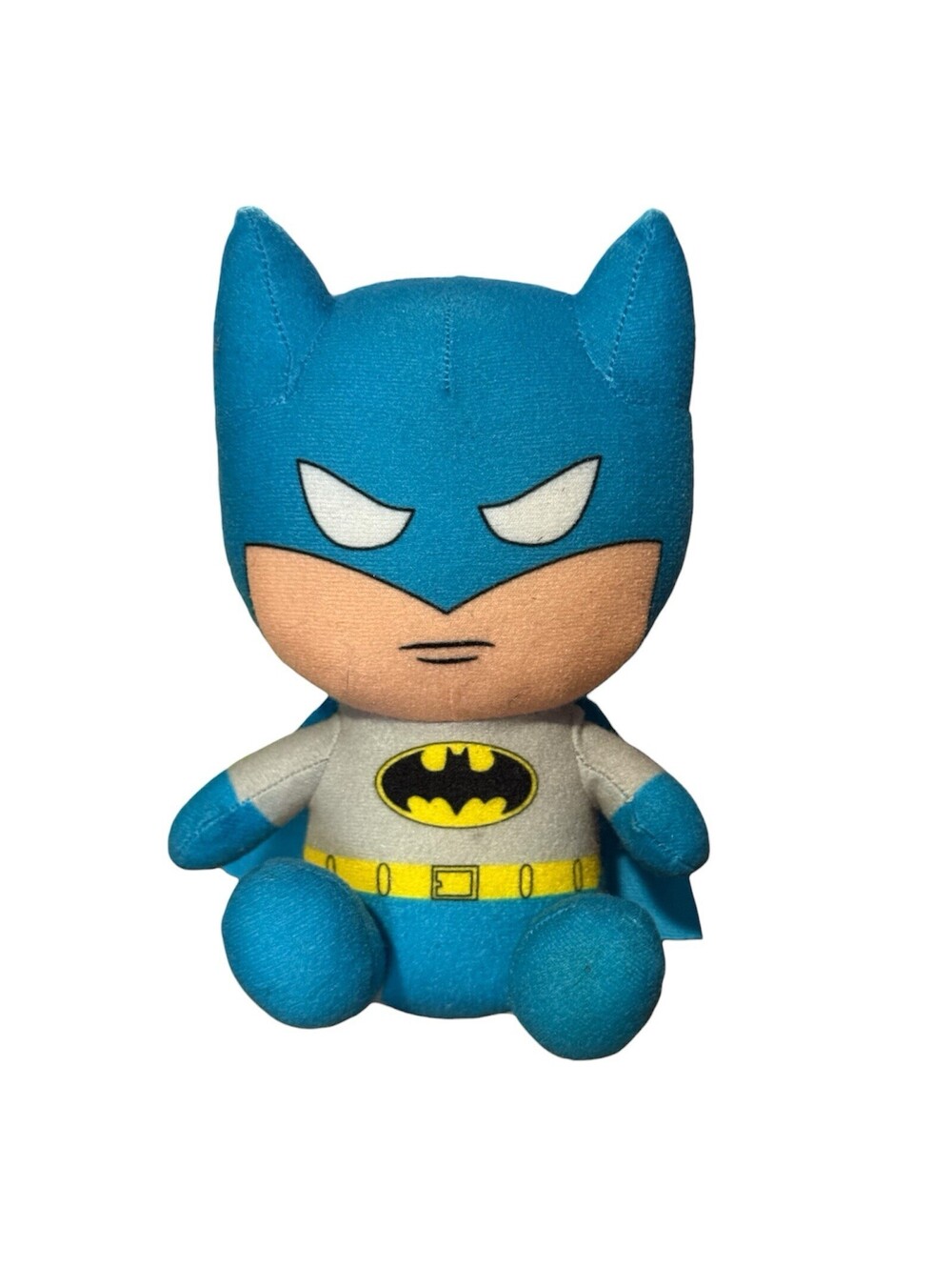 DC Comics~Justice League Batman Baby~Blue Plush Toy~Toy Factory~ 6" Preowned